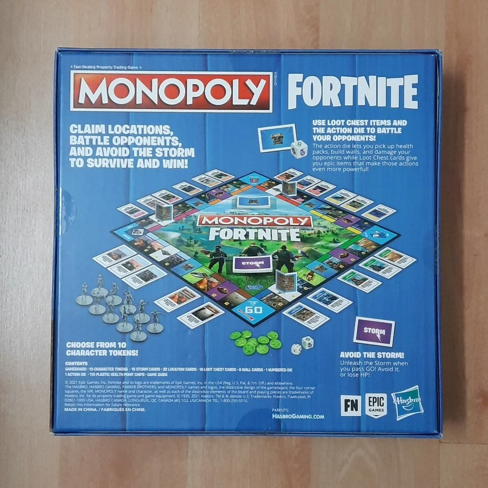 NIB, Monopoly: Fortnite Collector's Edition Board Game - Picture 9 of 16